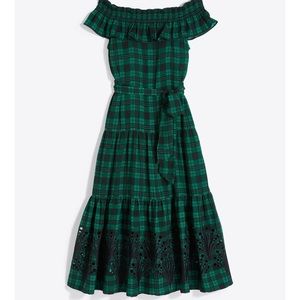 Draper James green plaid dress Bought but did not fit cannot return